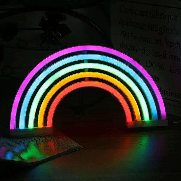 LED Neon Rainbow Night Light Ziggy's Pop Toy Shoppe