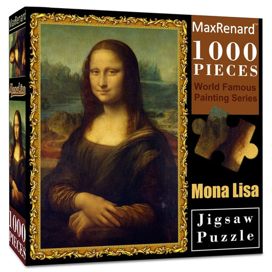 Leonardo Da Vinci Mona Lisa Puzzle - 1000 Pieces Ziggy's Pop Toy Shoppe