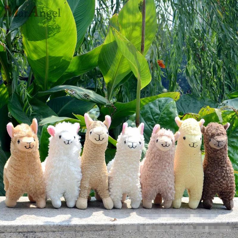 Lovely 23cm White Alpaca Llama Plush Toys Ziggy's Pop Toy Shoppe