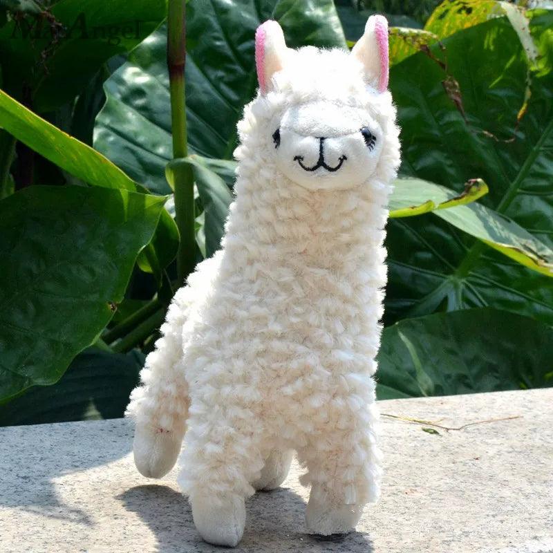 Lovely 23cm White Alpaca Llama Plush Toys Ziggy's Pop Toy Shoppe