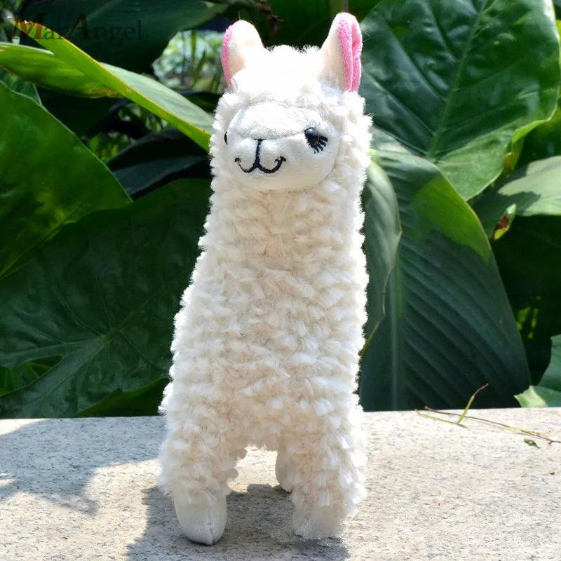 Lovely 23cm White Alpaca Llama Plush Toys Ziggy's Pop Toy Shoppe