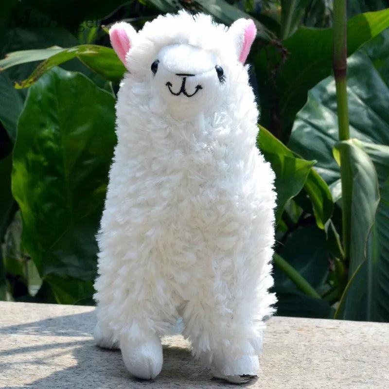 Lovely 23cm White Alpaca Llama Plush Toys Ziggy's Pop Toy Shoppe