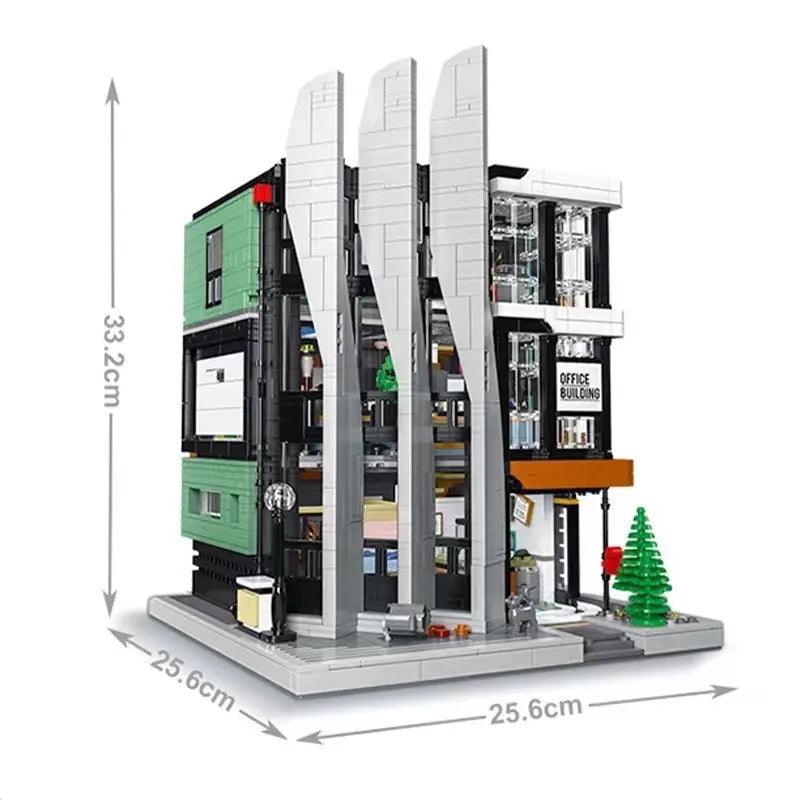 MOC 3828pcs Office Building Block Model Ziggy's Pop Toy Shoppe