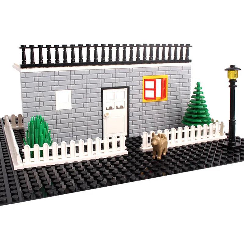 MOC 50PCS City Wall Blocks and Bricks - Doors, Windows Rails, Chains and Support Beams Ziggy's Pop Toy Shoppe