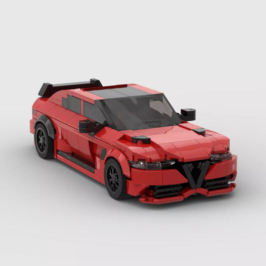 MOC Alfa Romeo Giulia GTA Racer Building Blocks Ziggy's Pop Toy Shoppe