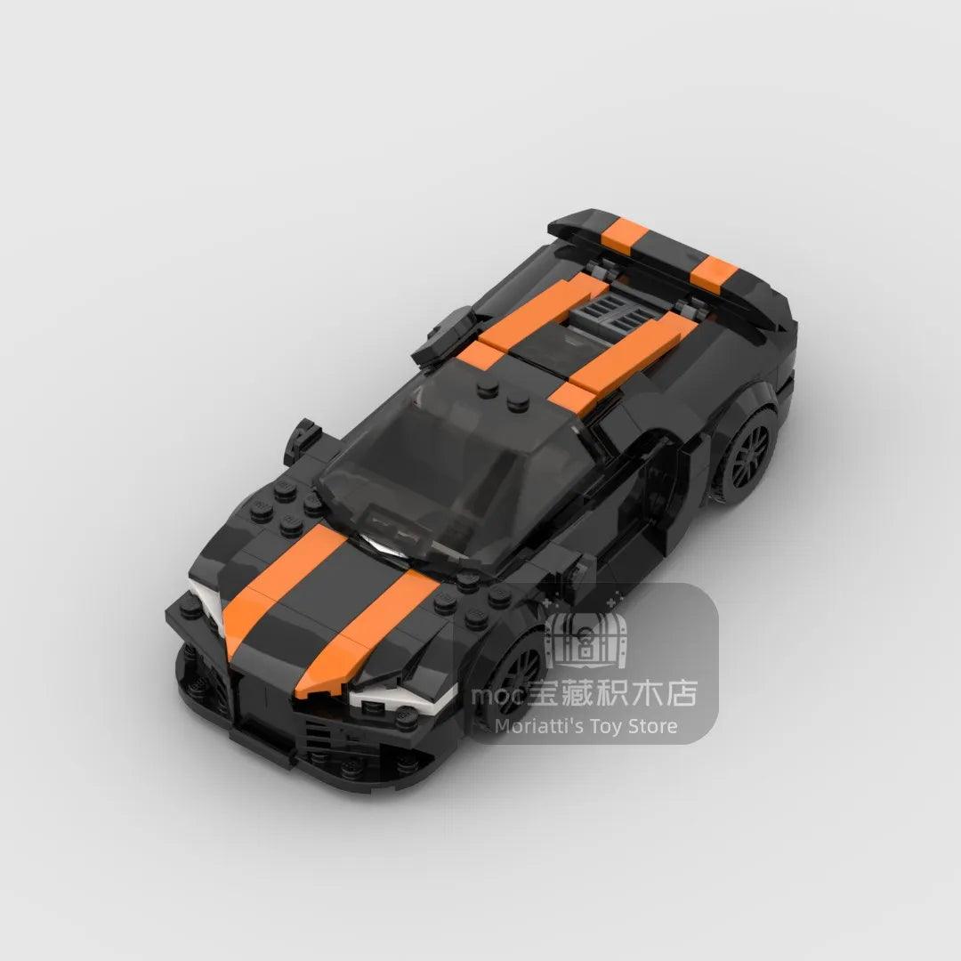 MOC Bugatti Chiron Building Blocks Ziggy's Pop Toy Shoppe