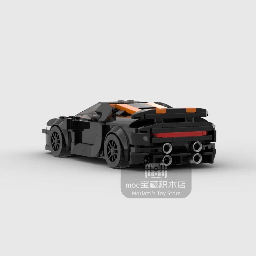 MOC Bugatti Chiron Building Blocks Ziggy's Pop Toy Shoppe