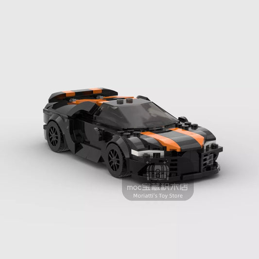 MOC Bugatti Chiron Building Blocks Ziggy's Pop Toy Shoppe