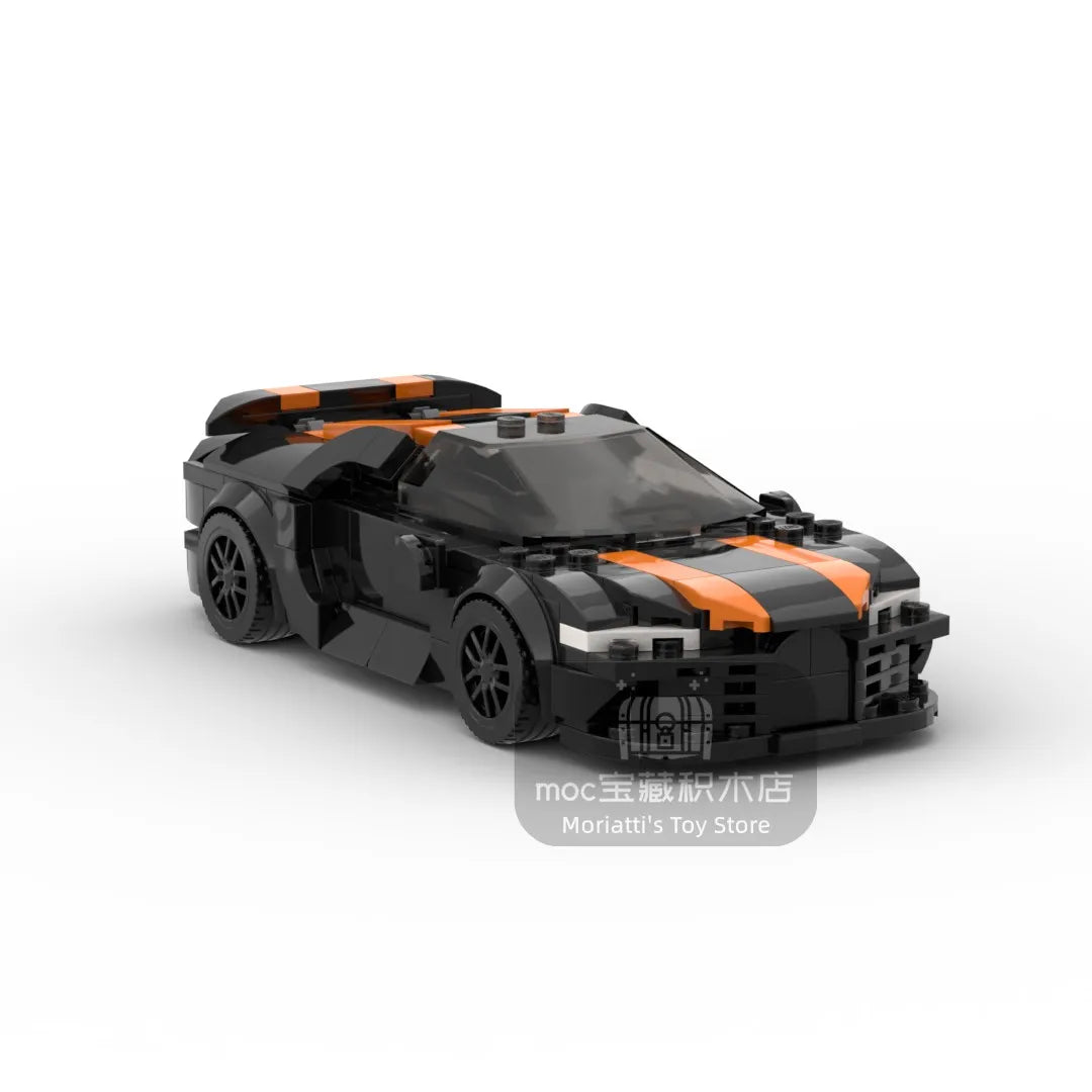 MOC Bugatti Chiron Building Blocks Ziggy's Pop Toy Shoppe