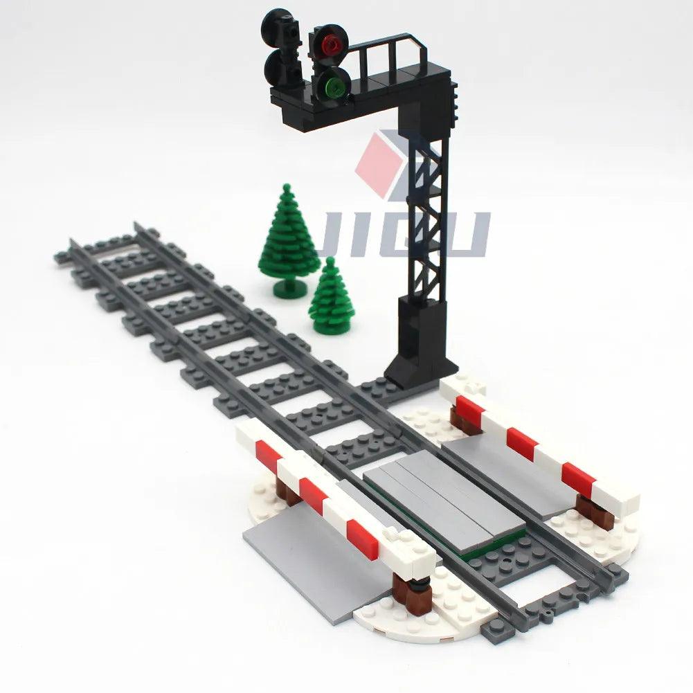 MOC City Train Track Building Block Sets Ziggy's Pop Toy Shoppe