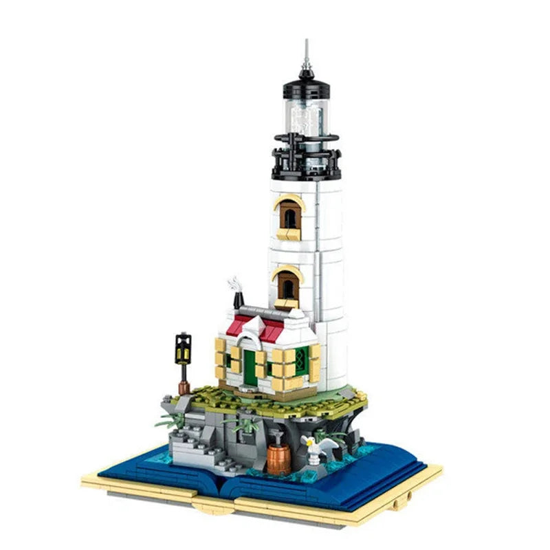 MOC Electric Lighthouse 2065pcs and 1016pcs Building Blocks Models Ziggy's Pop Toy Shoppe