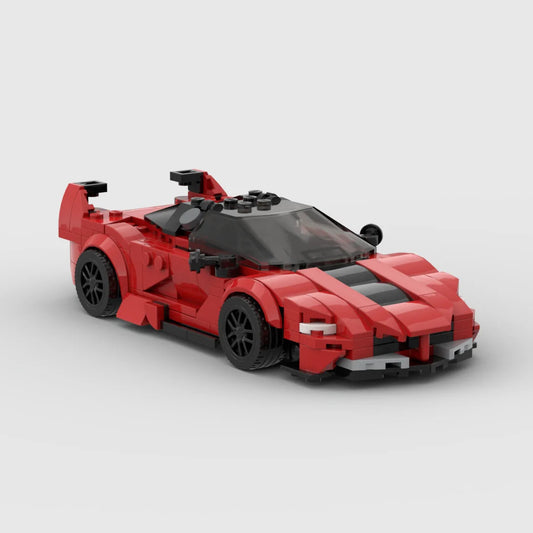 MOC Ferrari FXX-K V2 Racer Building Blocks Ziggy's Pop Toy Shoppe