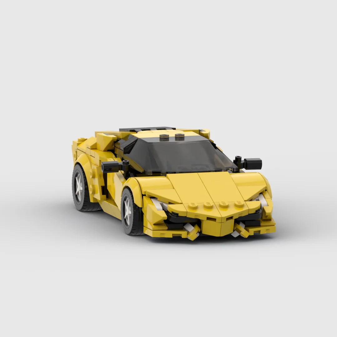 MOC Lamborghini Aventador Racing Car Building Blocks Ziggy's Pop Toy Shoppe