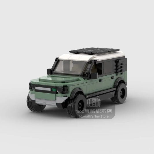 MOC Land Rover Defender 110 All Terrain Vehicle Building Blocks Ziggy's Pop Toy Shoppe