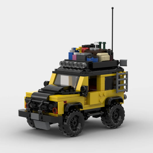 MOC Land Rover Defender All Terrain Vehicle Building Blocks Ziggy's Pop Toy Shoppe