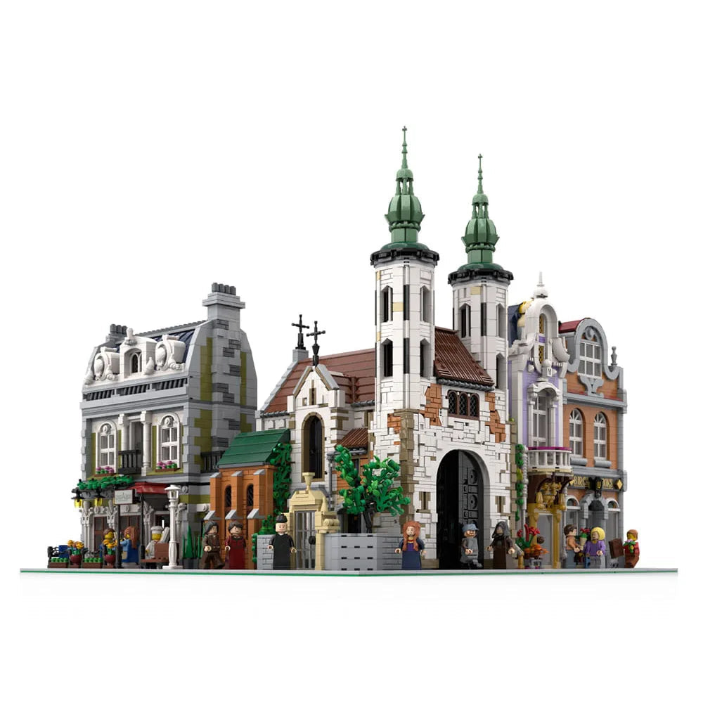 MOC Medieval St. Andrews Church Building Block Set Ziggy's Pop Toy Shoppe