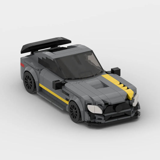 MOC Mercedes Benz AMG GTR Racing Car Building Blocks Ziggy's Pop Toy Shoppe
