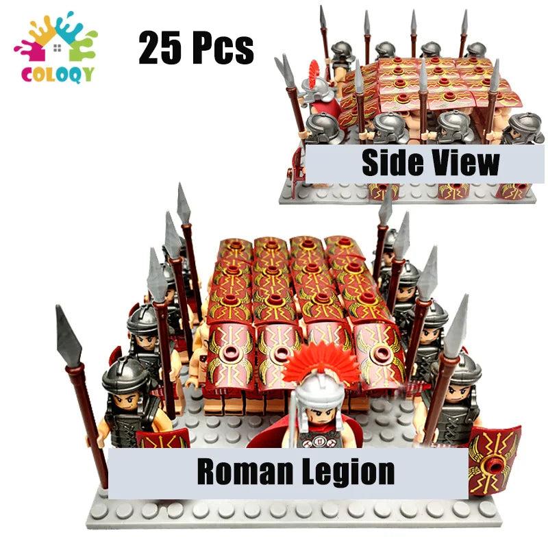 MOC Roman Legion Building Blocks Figures Ziggy's Pop Toy Shoppe