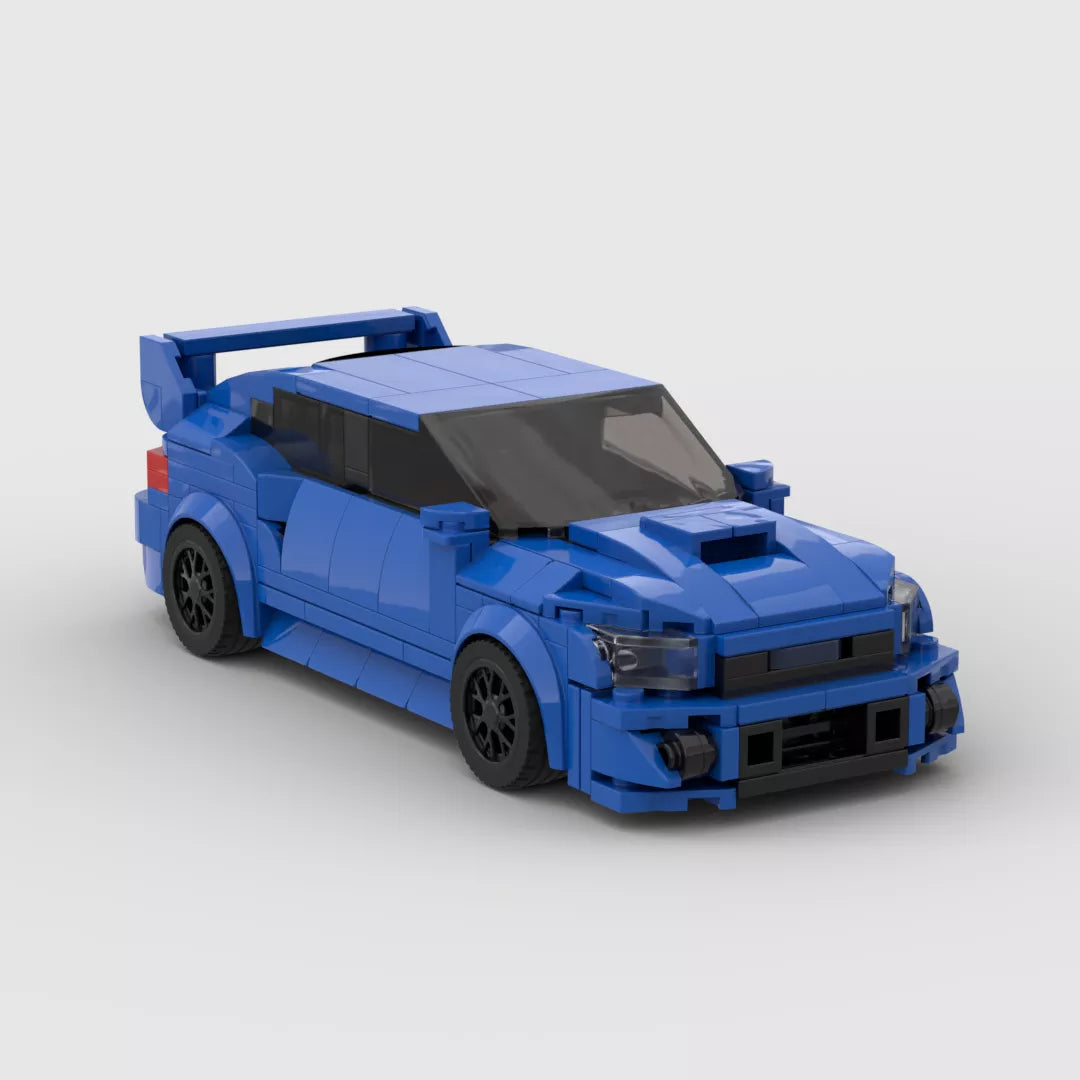 MOC Subaru JDM WRX STi Sports Car Building Blocks Ziggy's Pop Toy Shoppe