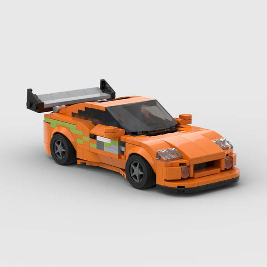 MOC Toyota Supra Racer Building Blocks Ziggy's Pop Toy Shoppe