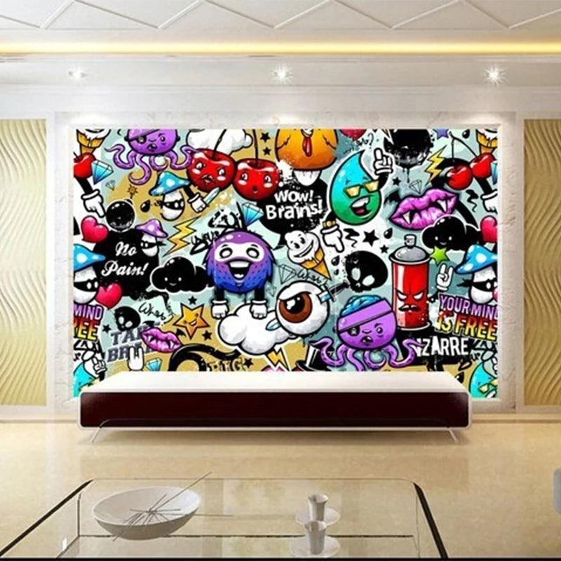 Modern Creative Art Graffiti Mural Ziggy's Pop Toy Shoppe