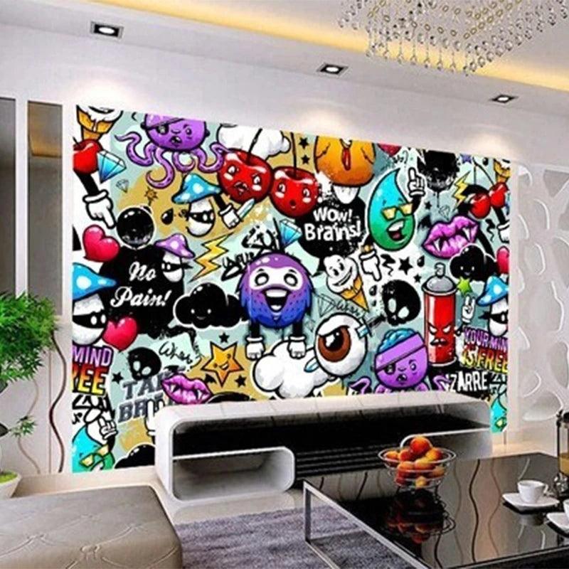 Modern Creative Art Graffiti Mural Ziggy's Pop Toy Shoppe