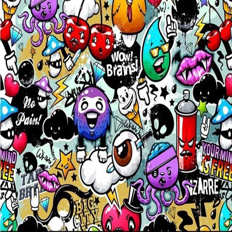 Modern Creative Art Graffiti Mural Ziggy's Pop Toy Shoppe