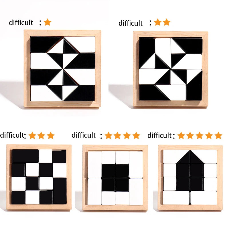 Montessori Geometric Shape Puzzle for Brain Development Ziggy's Pop Toy Shoppe