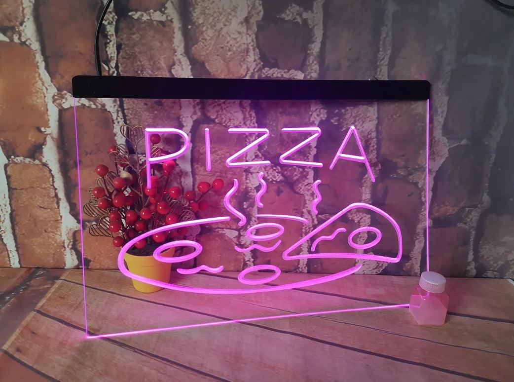 Pizza Cafe LED Neon Sign Ziggy's Pop Toy Shoppe