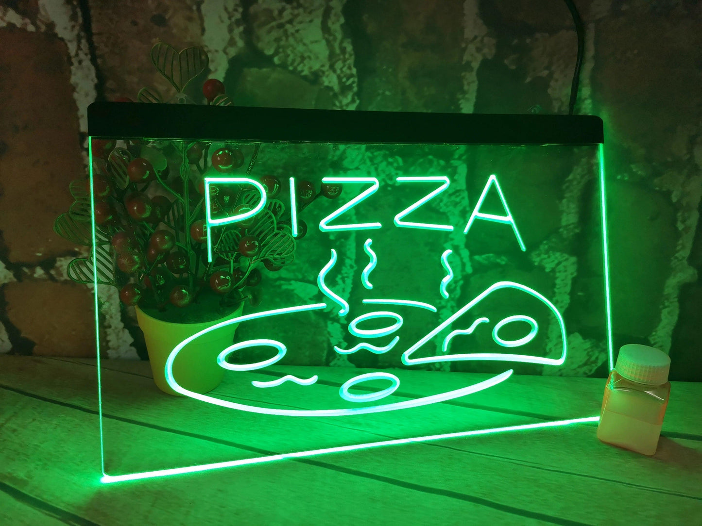 Pizza Cafe LED Neon Sign Ziggy's Pop Toy Shoppe