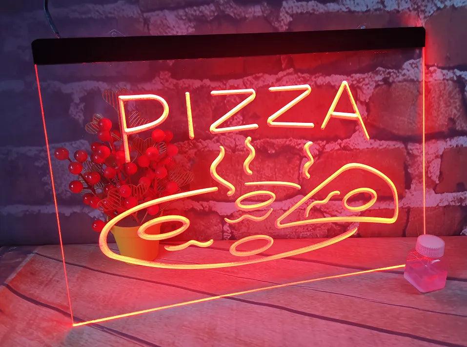 Pizza Cafe LED Neon Sign Ziggy's Pop Toy Shoppe