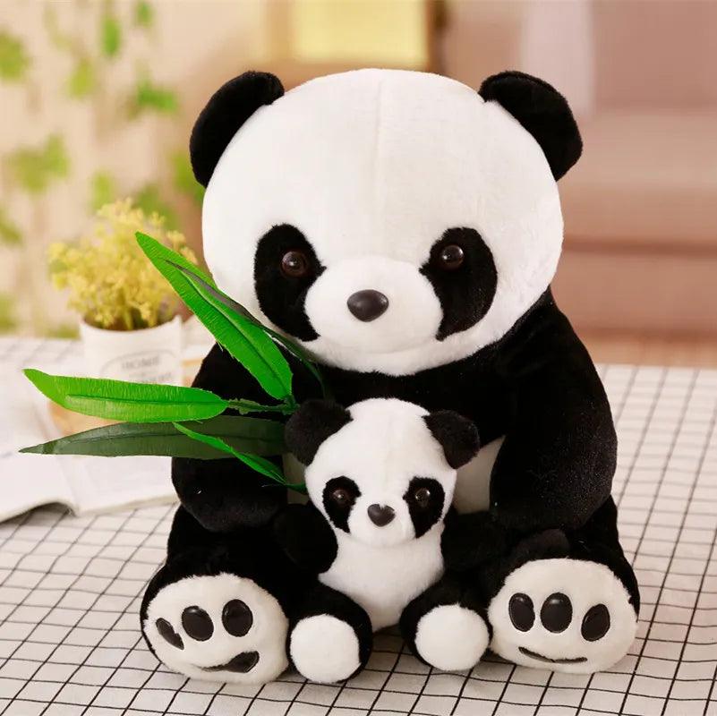 Plush Panda Mother and Son Toys Ziggy's Pop Toy Shoppe