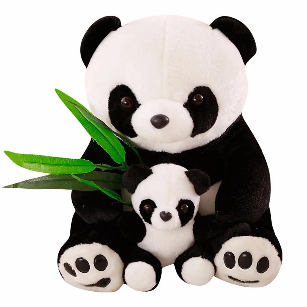 Plush Panda Mother and Son Toys Ziggy's Pop Toy Shoppe