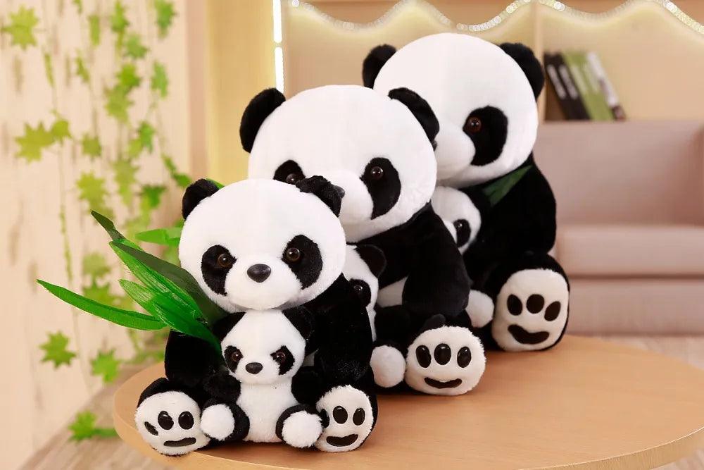 Plush Panda Mother and Son Toys Ziggy's Pop Toy Shoppe