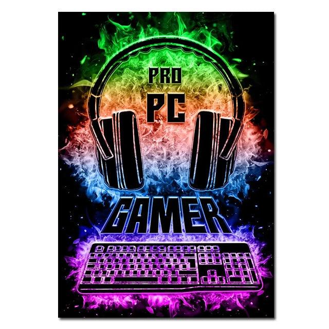 Punk Style Blacklight Pro PC Gamer Canvas Ziggy's Pop Toy Shoppe