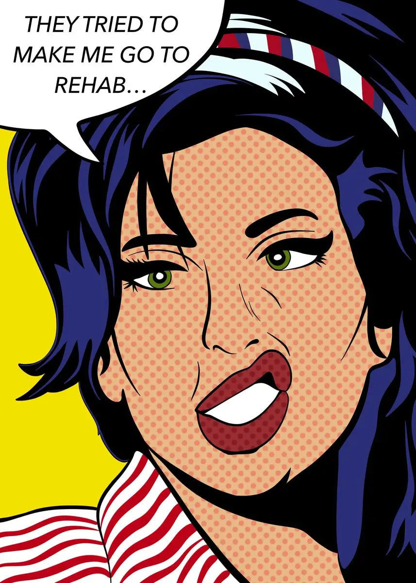 Retro Comics Pop Art Sassy Multi-Frame Poster Ziggy's Pop Toy Shoppe
