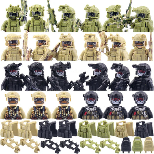 Military Special Forces Building Blocks Figures