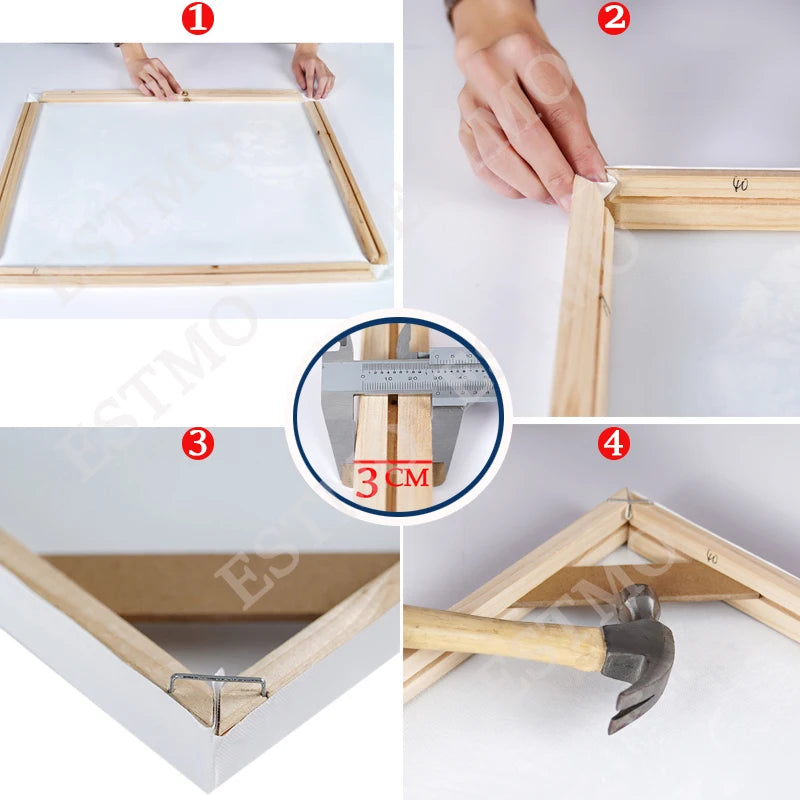 100cm DIY Wood Canvas Frame Kits