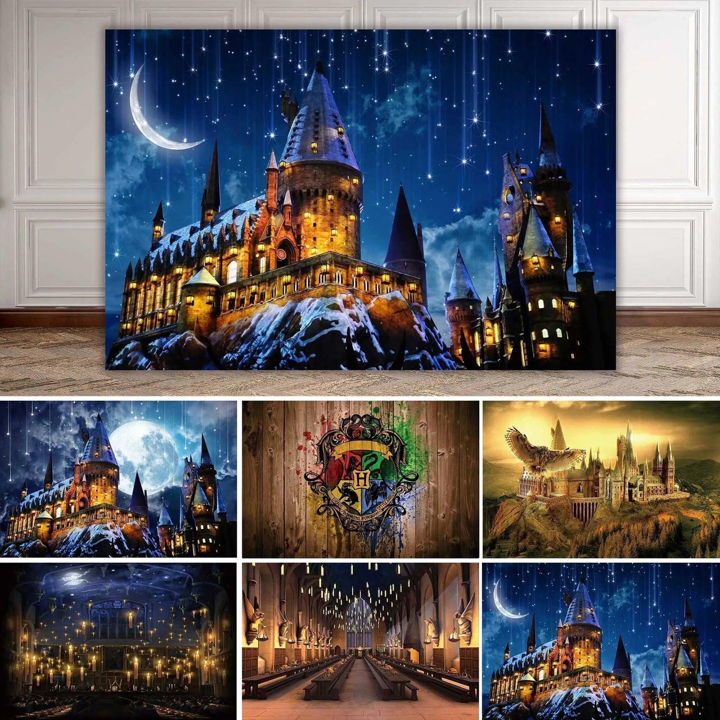 SeekPro Magic Castle at Night Banner Ziggy's Pop Toy Shoppe