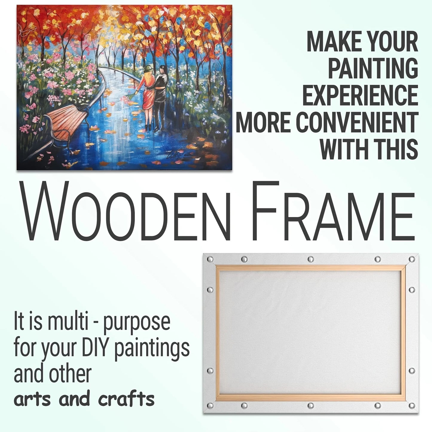 DIY Wood Picture Frames for Canvas