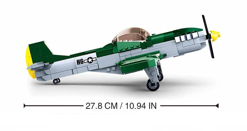 Sluban 323pcs WWII Allied Fighter Jet M38-B0857 Building Block Model Ziggy's Pop Toy Shoppe