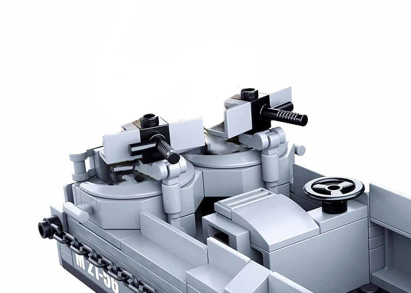 Sluban 344pcs Small Allied Tank M38-B0856 Building Block Model Ziggy's Pop Toy Shoppe
