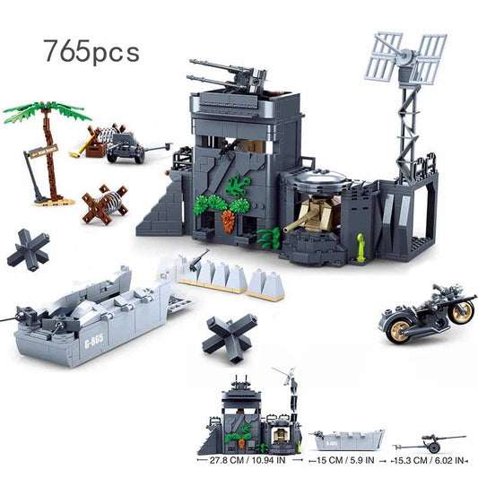 Sluban 765pcs Bunker in the Dunes M38-B0861 Building Blocks Model Ziggy's Pop Toy Shoppe