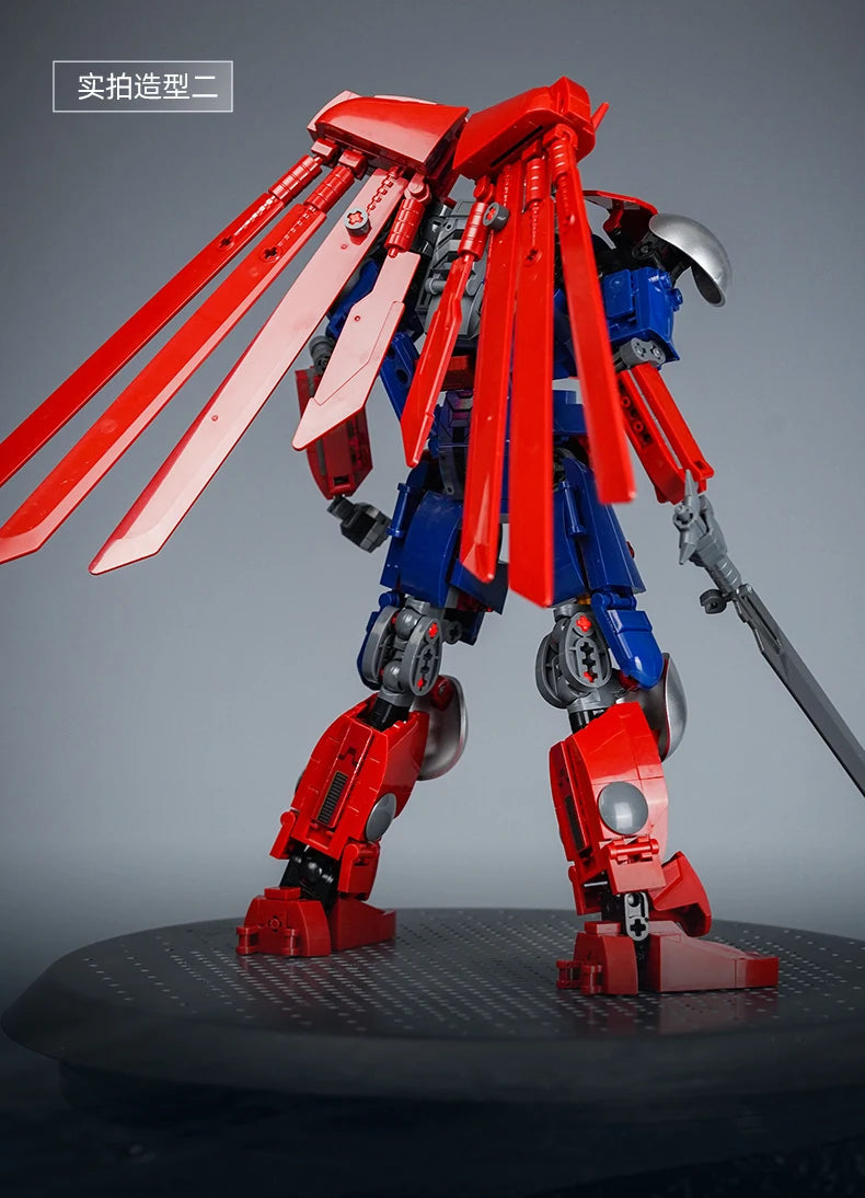 Sluban Armored Angel Swordsman Mech Robot Building Block Model Ziggy's Pop Toy Shoppe