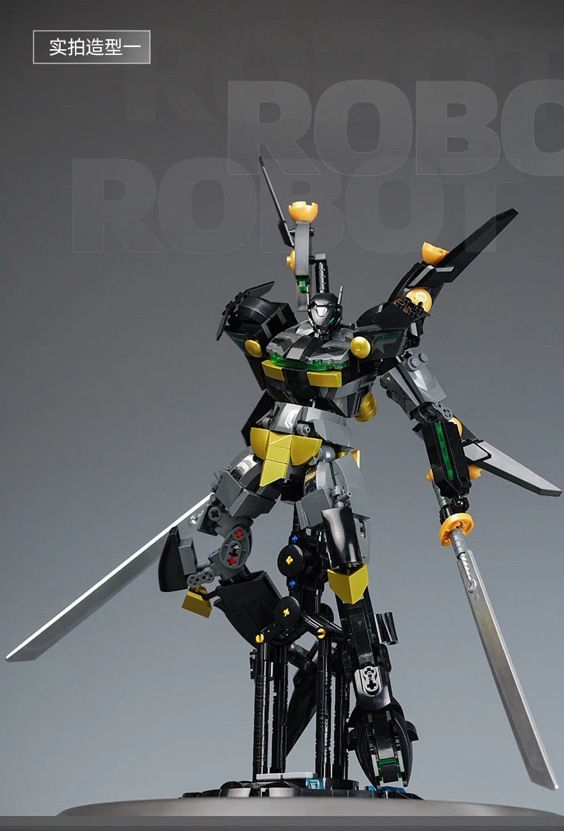 Sluban Armored Florentine Swordsman Mech Robot Building Blocks Model Ziggy's Pop Toy Shoppe