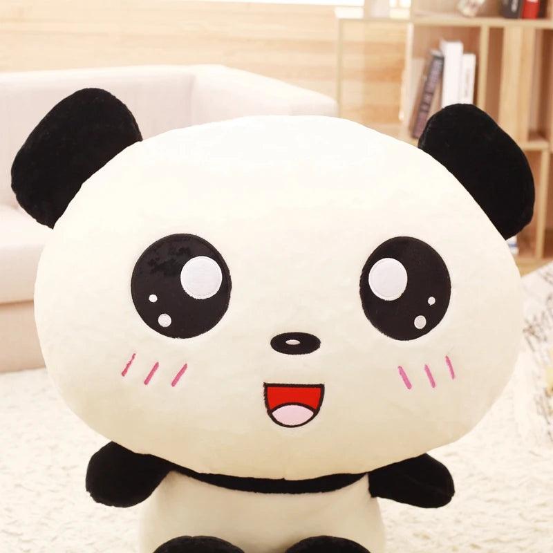 Super Kawaii Big Head Panda Plush Toy Ziggy's Pop Toy Shoppe