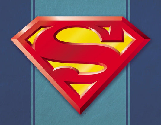 Superman Logo Tin Sign Ziggy's Pop Toy Shoppe