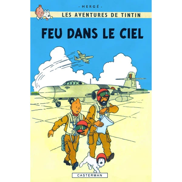 The Adventures of Tintin Poster - Feu Dans Le Ciel Ziggy's Pop Toy Shoppe