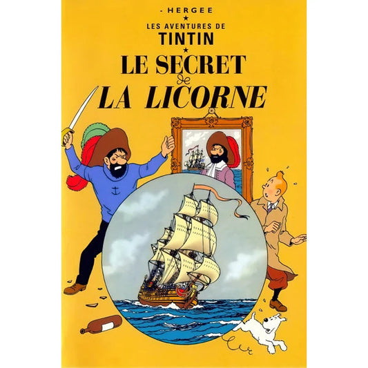 The Adventures of Tintin Poster - Le Secret la Licorne Ziggy's Pop Toy Shoppe