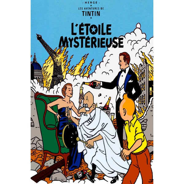 The Adventures of Tintin Poster - The Blue Lotus Ziggy's Pop Toy Shoppe